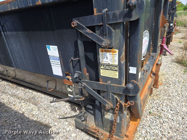 image for item EN8954 Custom Manufacturing dewatering roll-off container