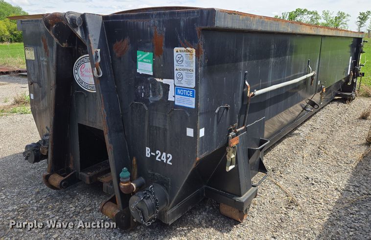 image for item EN8955 Custom Manufacturing dewatering roll-off container