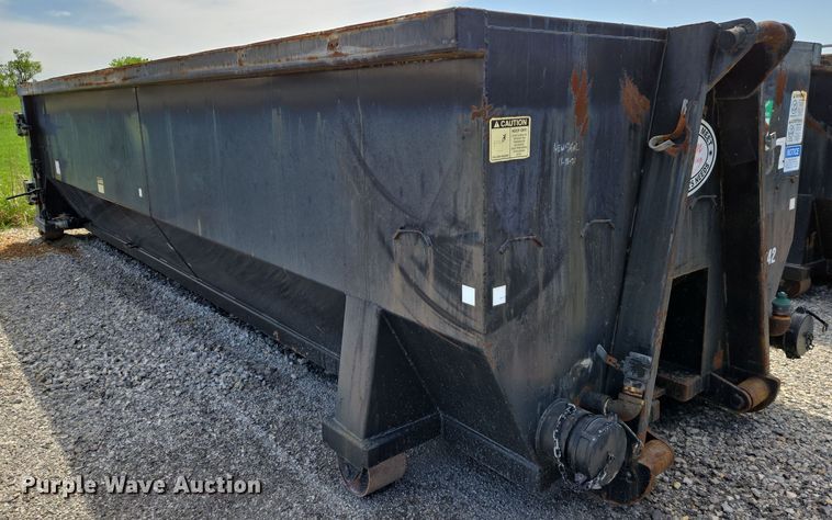 image for item EN8955 Custom Manufacturing dewatering roll-off container