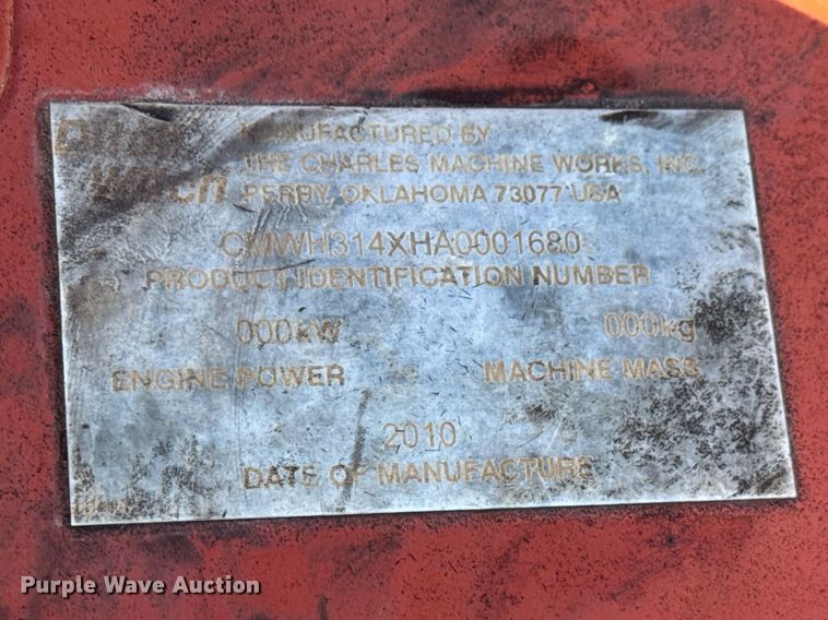 image for item EQ1371 2010 Ditch Witch RT45 trencher