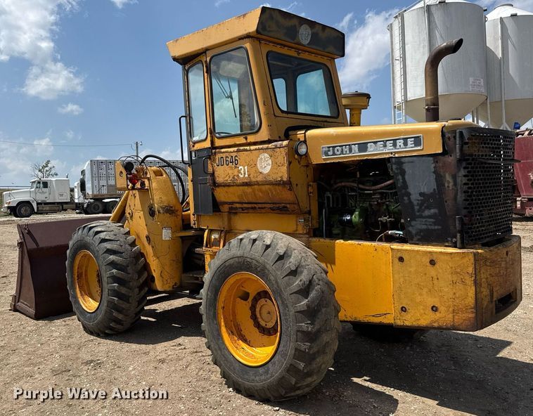 image for item EQ1424 1969 John Deere 646A wheel loader