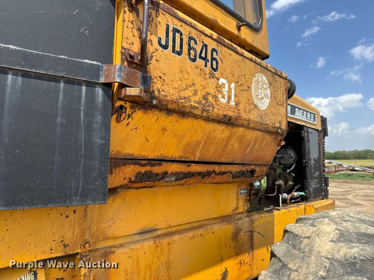 image for item EQ1424 1969 John Deere 646A wheel loader