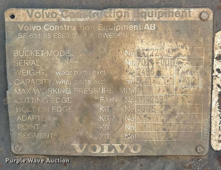 image for item EQ4649 2012 Volvo L220G wheel loader