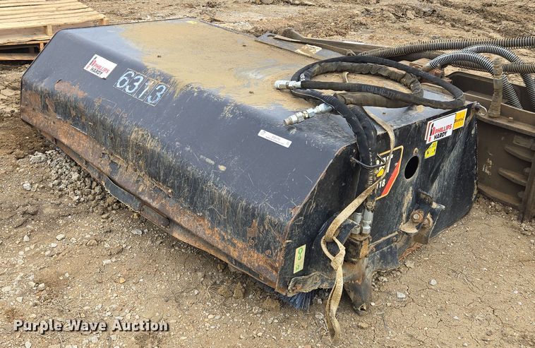 image for item EQ6758 2020 Caterpillar  BU118 skid steer sweeper