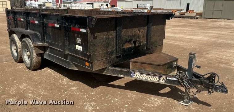 image for item ER5206 2015 Diamond C dump trailer