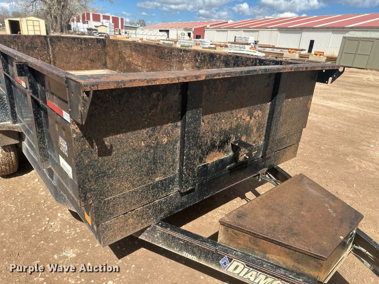 image for item ER5206 2015 Diamond C dump trailer
