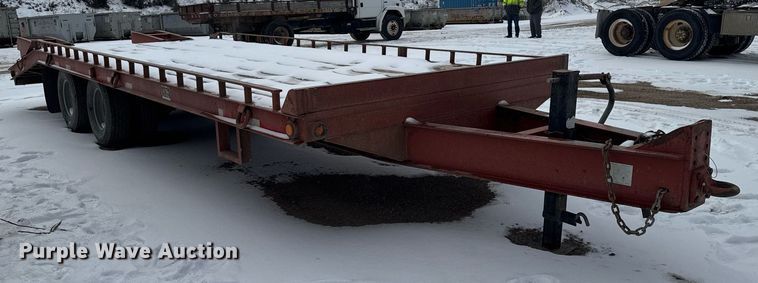 image for item NN9579 2004 Belshe equipment trailer