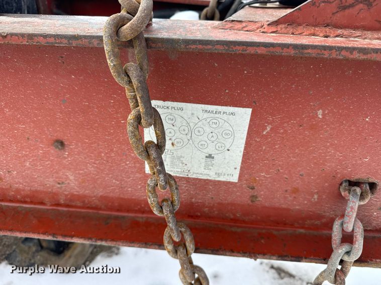 image for item NN9579 2004 Belshe equipment trailer