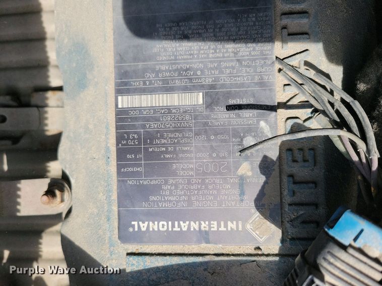 image for item NV9773 2006 International 7400 dump truck