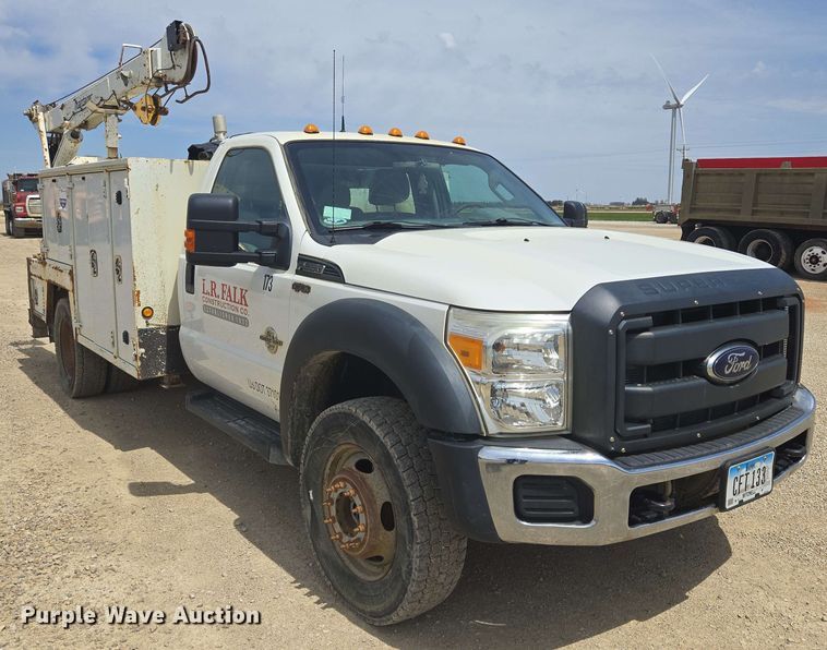 image for item NV9834 2012 Ford F550 Super Duty XL utility / service truck
