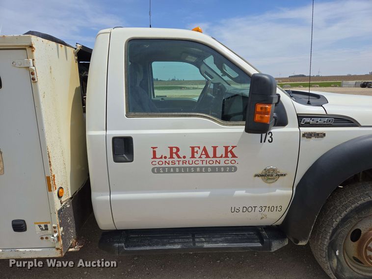 image for item NV9834 2012 Ford F550 Super Duty XL utility / service truck