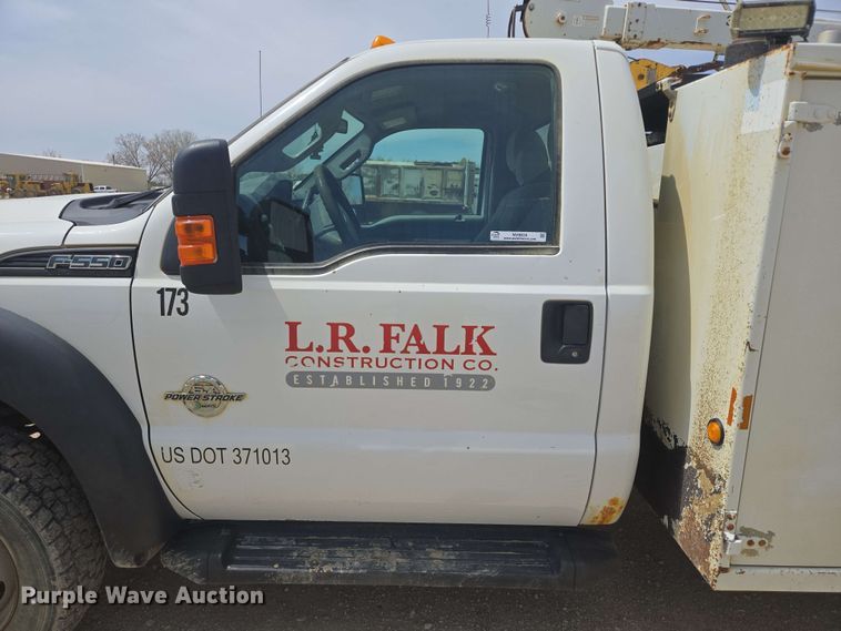 image for item NV9834 2012 Ford F550 Super Duty XL utility / service truck