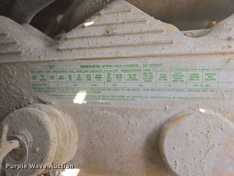 image for item NV9835 1991 Ford L9000 dump truck