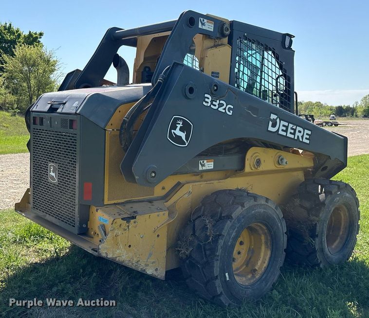 image for item OB9650 2016 John Deere 332G skid steer loader
