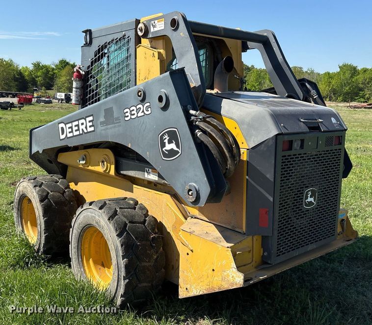 image for item OB9650 2016 John Deere 332G skid steer loader