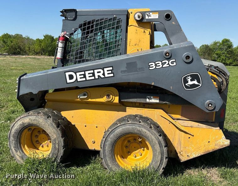 image for item OB9650 2016 John Deere 332G skid steer loader
