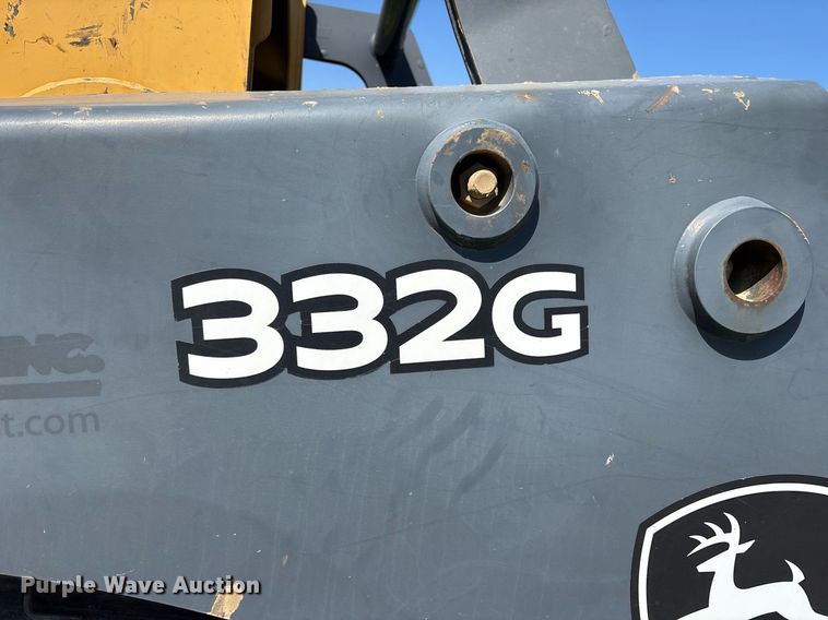 image for item OB9650 2016 John Deere 332G skid steer loader
