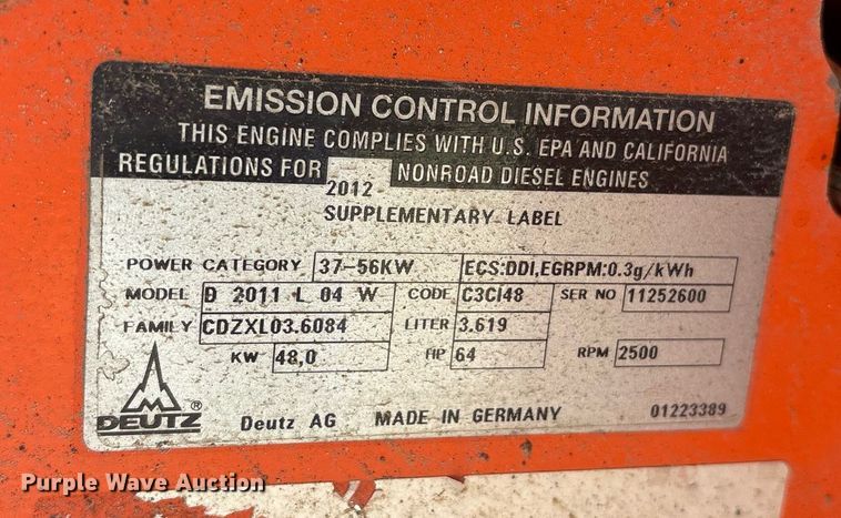 image for item OB9668 2012 Hamm 3205 single drum vibratory roller