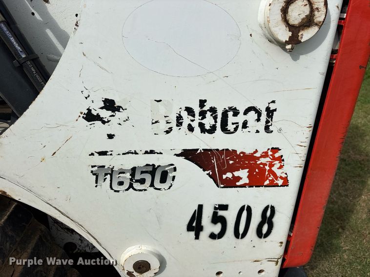 image for item OB9669 2018 Bobcat T650 tracked skid steer loader