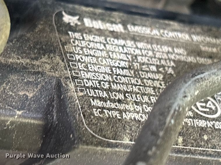 image for item OB9669 2018 Bobcat T650 tracked skid steer loader