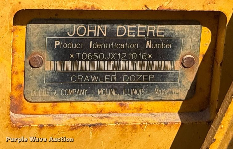 image for item OB9674 2006 John Deere 650J LGP dozer