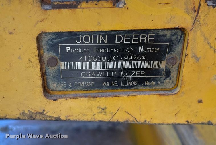image for item OB9675 2006 John Deere 850J LGP dozer