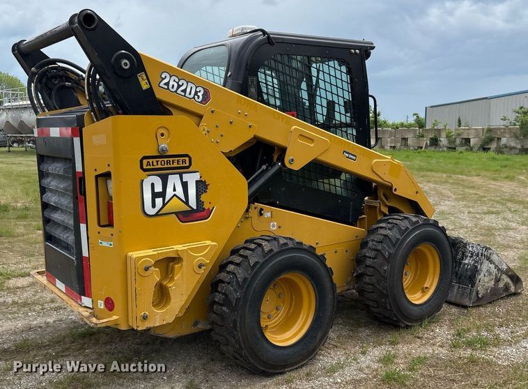 image for item OB9682 2021 Caterpillar 262D3 tracked skid steer loader