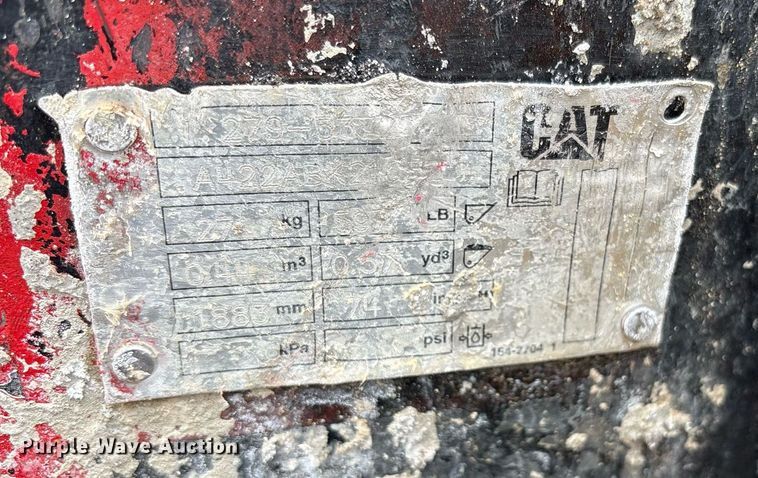 image for item OB9682 2021 Caterpillar 262D3 tracked skid steer loader