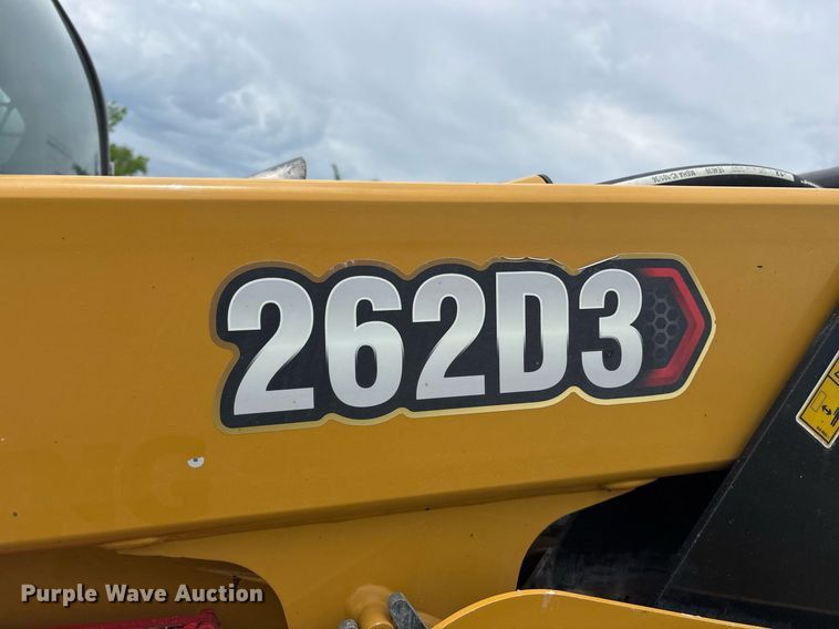 image for item OB9682 2021 Caterpillar 262D3 tracked skid steer loader