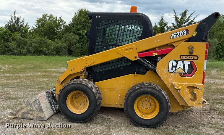 image for item OB9683 2021 Caterpillar 262D3 skid steer loader