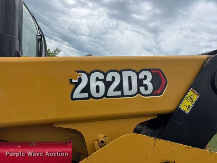 image for item OB9683 2021 Caterpillar 262D3 skid steer loader