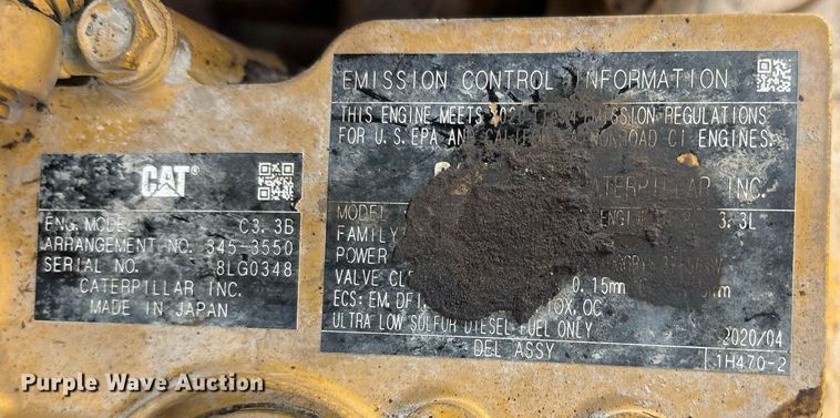 image for item OB9683 2021 Caterpillar 262D3 skid steer loader