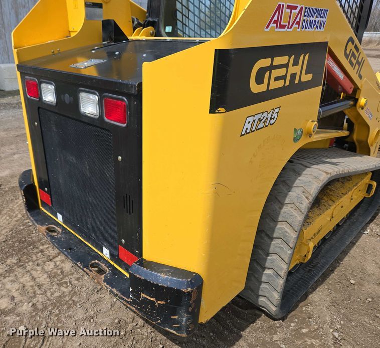image for item YA0454 2021 Gehl RT215 tracked skid steer loader