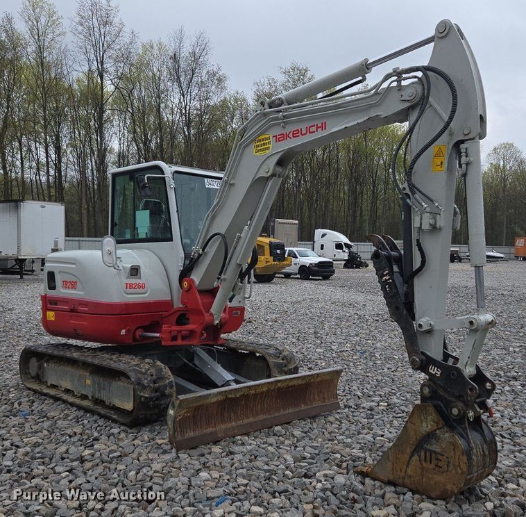 image for item YA0515 2022 Takeuchi TB260 mini excavator