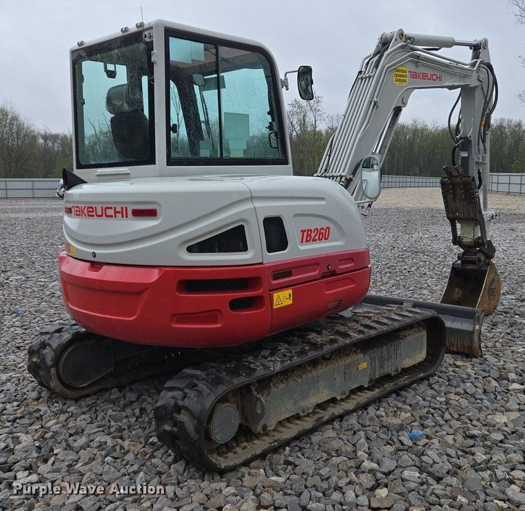image for item YA0515 2022 Takeuchi TB260 mini excavator