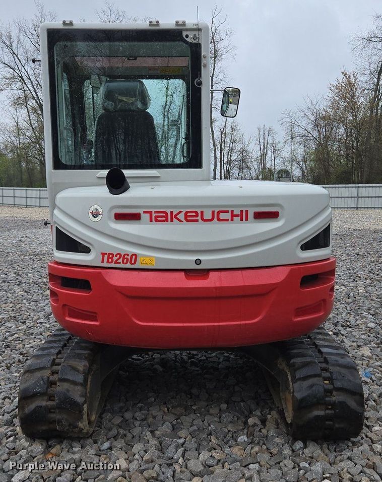 image for item YA0515 2022 Takeuchi TB260 mini excavator