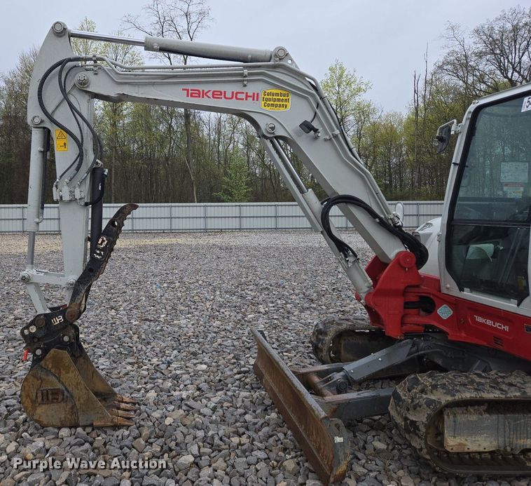 image for item YA0515 2022 Takeuchi TB260 mini excavator