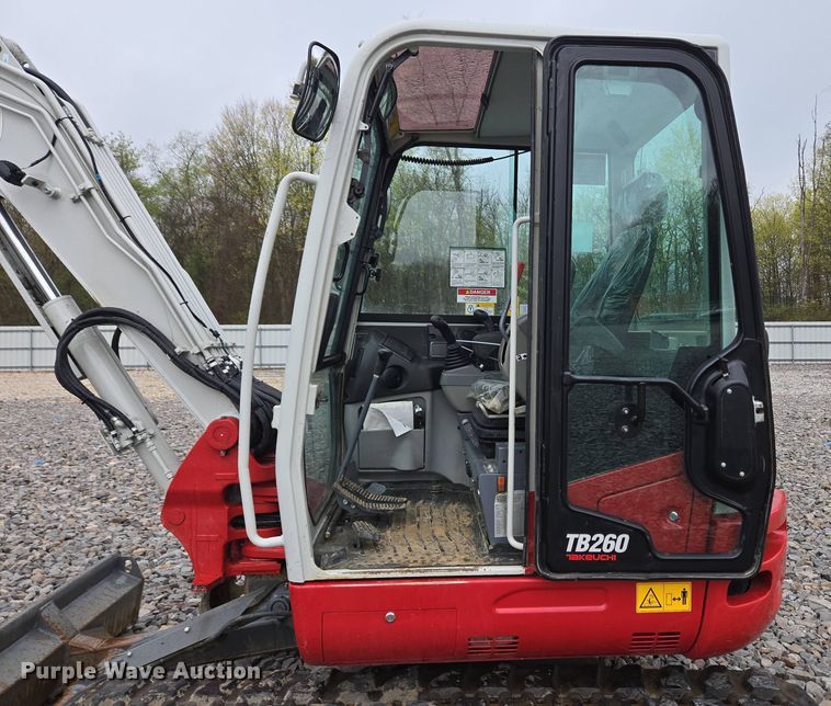 image for item YA0515 2022 Takeuchi TB260 mini excavator