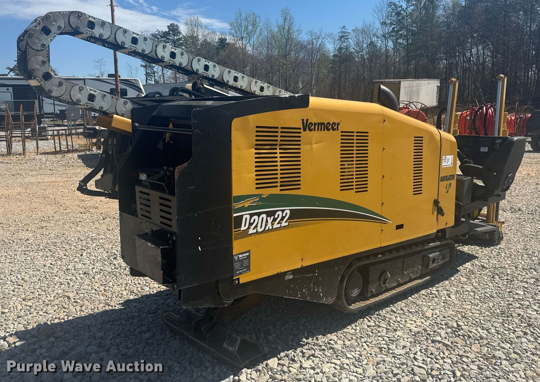 2018 Vermeer D20x22 Navigator S3 directional boring unit in
