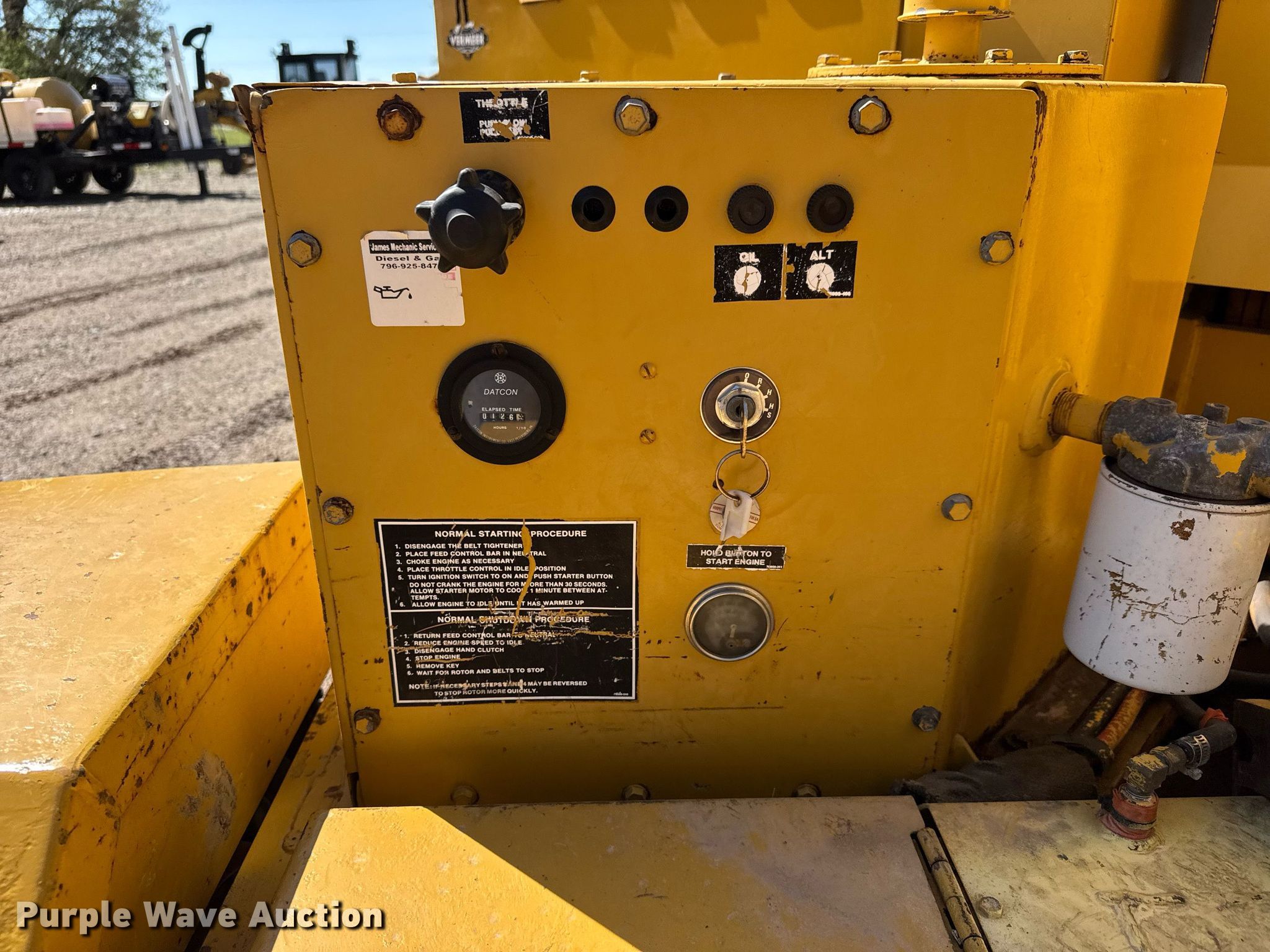 1992 Vermeer 1250BC wood chipper in Goddard, KS | Item