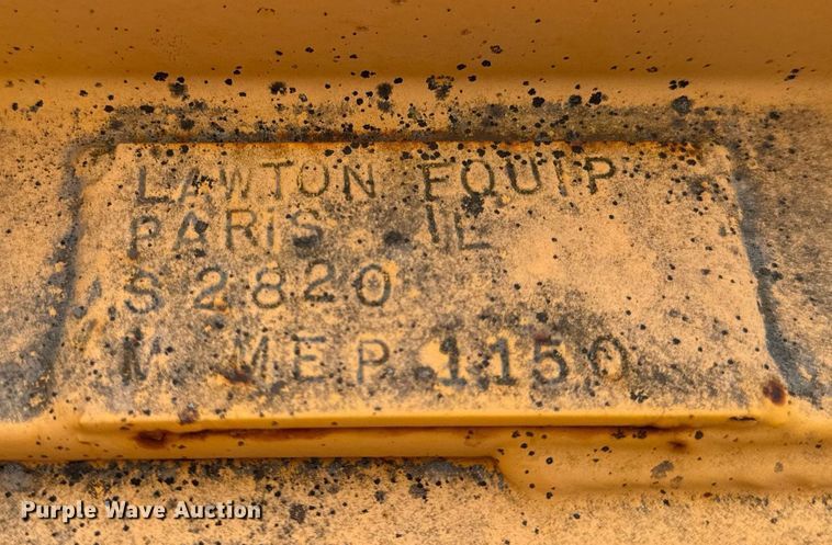 image for item DH9931 Lawton Equipment 11' W snow plow