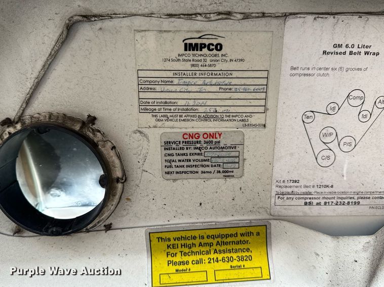 image for item DM5733 2014 Chevrolet Express G4500 shuttle bus