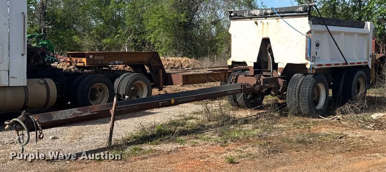 image for item DO0948 1998 Hawkeye end dump pup trailer
