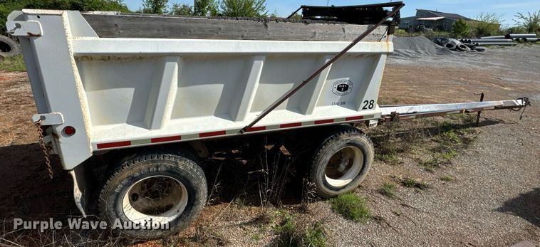 image for item DO0948 1998 Hawkeye end dump pup trailer