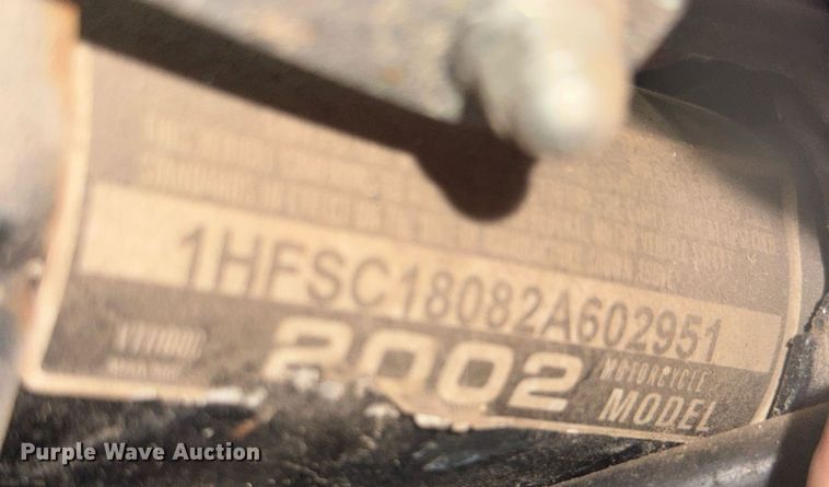 image for item DO0978 2002 Honda VT1100C Shadow motorcycle