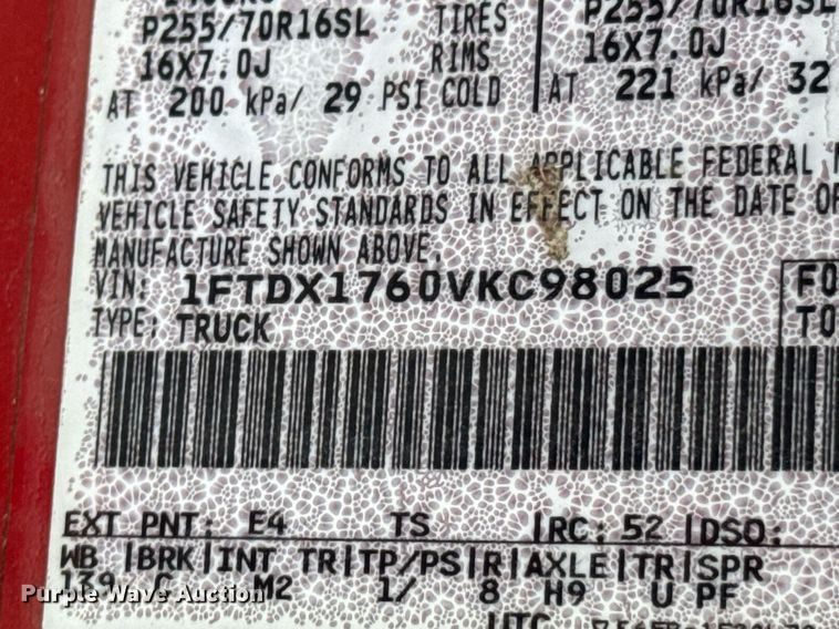 image for item DO0983 1997 Ford F150 SuperCab pickup truck