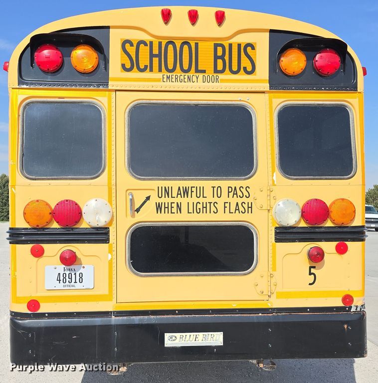 image for item DT6788 2008 Blue Bird Vision school bus