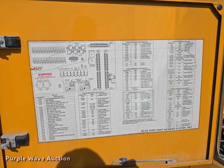 image for item DT6788 2008 Blue Bird Vision school bus