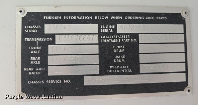 image for item DT6788 2008 Blue Bird Vision school bus