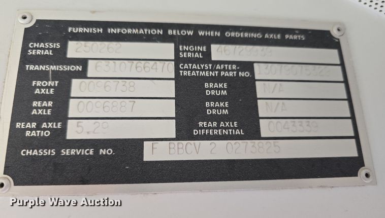 image for item DT6788 2008 Blue Bird Vision school bus